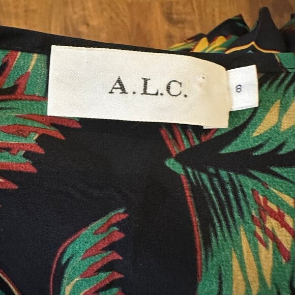 A.L.C. Rory pleated silk Dress - Picture 3 of 5